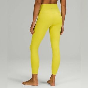 Lululemon Align High-Rise 25” Leggings Yellow Serpentine